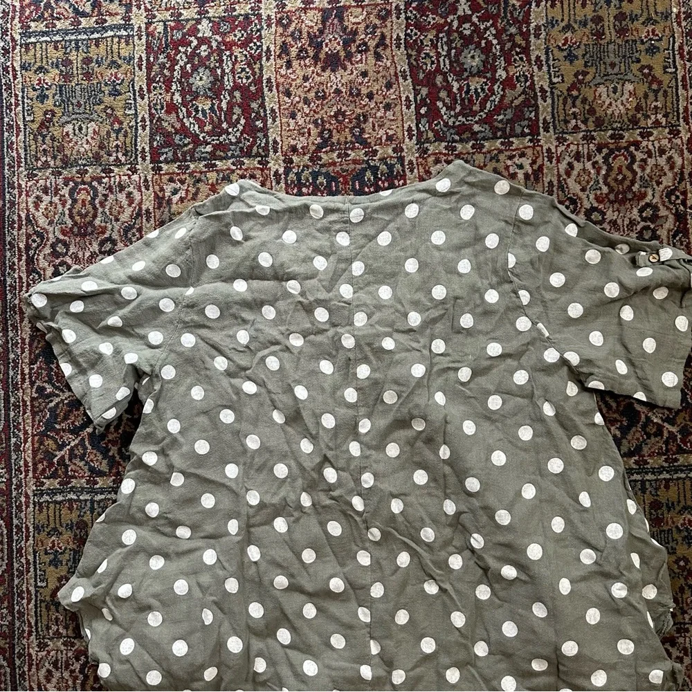 🌈 Lovely Italian polka dots blouse - Picture 6 of 9